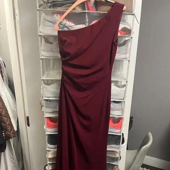Katie May | Dresses | Deep Red Bridesmaid Dress | Poshmark